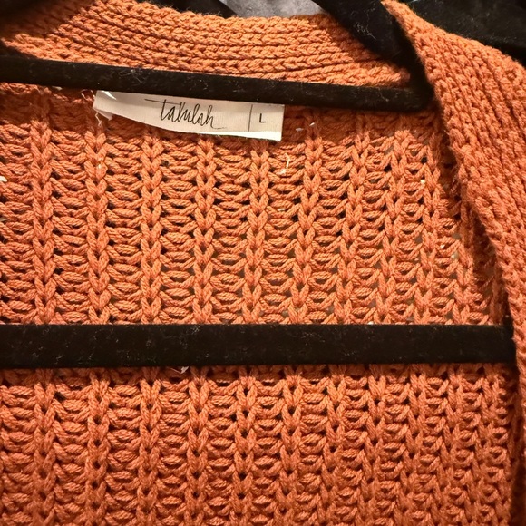 TALULAH Women's Cardigan - Rich Rust - Picture 2 of 2
